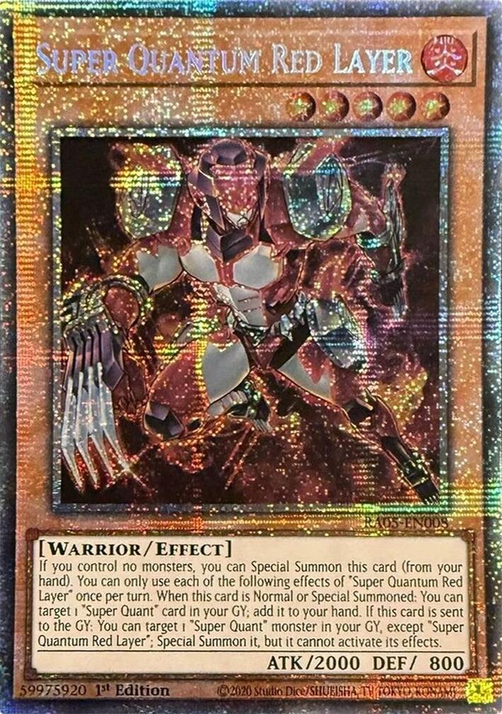 Super Quantum Red Layer (Starlight Rare) [RA05-EN008] Starlight Rare | Exor Games Summserside