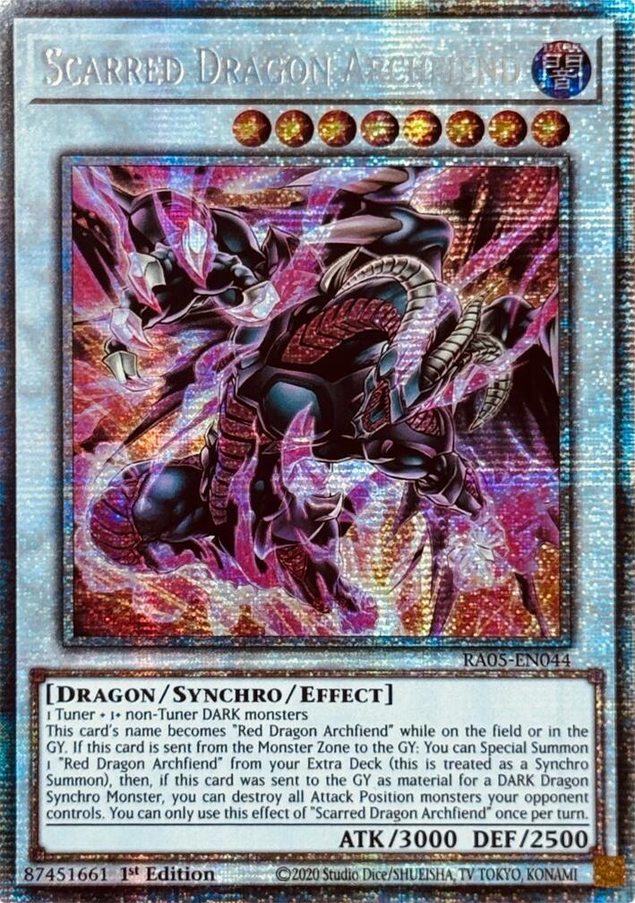 Scarred Dragon Archfiend (Starlight Rare) [RA05-EN044] Starlight Rare | Exor Games Summserside