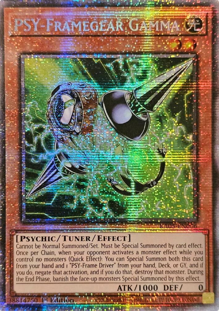 PSY-Framegear Gamma (Starlight Rare) [RA05-EN006] Starlight Rare | Exor Games Summserside