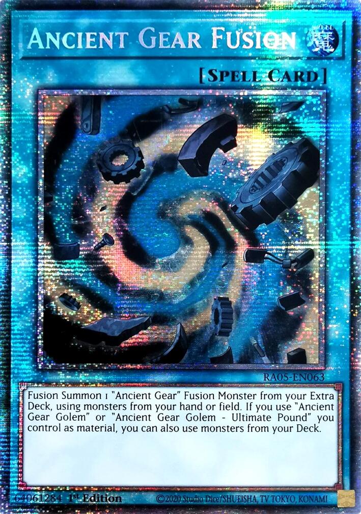 Ancient Gear Fusion (Starlight Rare) [RA05-EN063] Starlight Rare | Exor Games Summserside