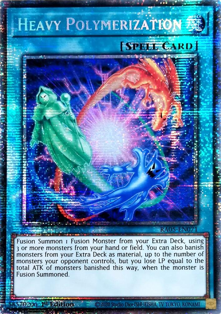Heavy Polymerization (Starlight Rare) [RA05-EN071] Starlight Rare | Exor Games Summserside