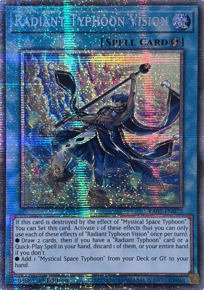 Radiant Typhoon Vision (Starlight Rare) [RA05-EN075] Starlight Rare | Exor Games Summserside