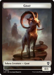 Goat // Fungus Beast Double-Sided Token [Secrets of Strixhaven Commander Tokens] | Exor Games Summserside