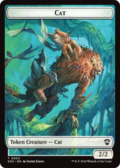 Cat // Inkling (0022) Double-Sided Token [Secrets of Strixhaven Commander Tokens] | Exor Games Summserside