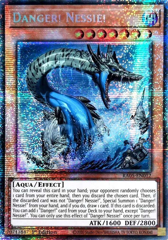 Danger! Nessie! (Starlight Rare) [RA05-EN012] Starlight Rare | Exor Games Summserside
