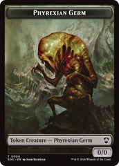 Phyrexian Germ // Thopter Double-Sided Token [Secrets of Strixhaven Commander Tokens] | Exor Games Summserside