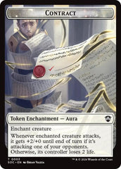 Contract // Pegasus Double-Sided Token [Secrets of Strixhaven Commander Tokens] | Exor Games Summserside