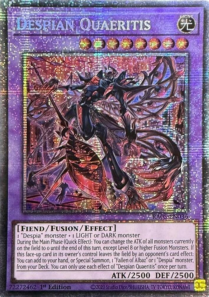 Despian Quaeritis (Starlight Rare) [RA05-EN036] Starlight Rare | Exor Games Summserside