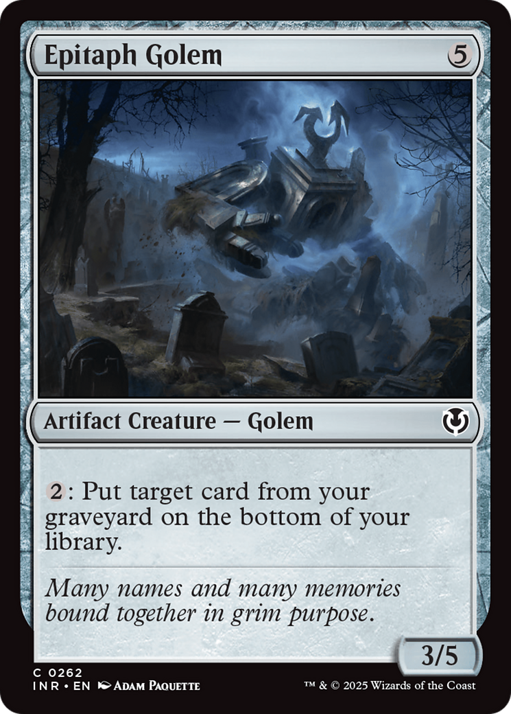 Epitaph Golem [Innistrad Remastered] | Exor Games Summserside