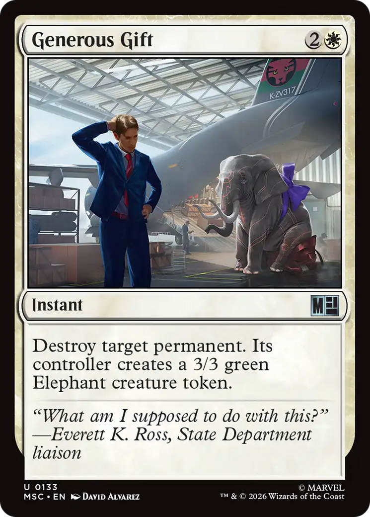 Generous Gift (Surge Foil) [Marvel Super Heroes Commander] | Exor Games Summserside