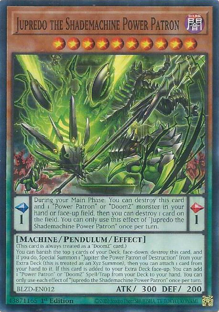 Jupredo the Shademachine Power Patron [BLZD-EN012] Common | Exor Games Summserside