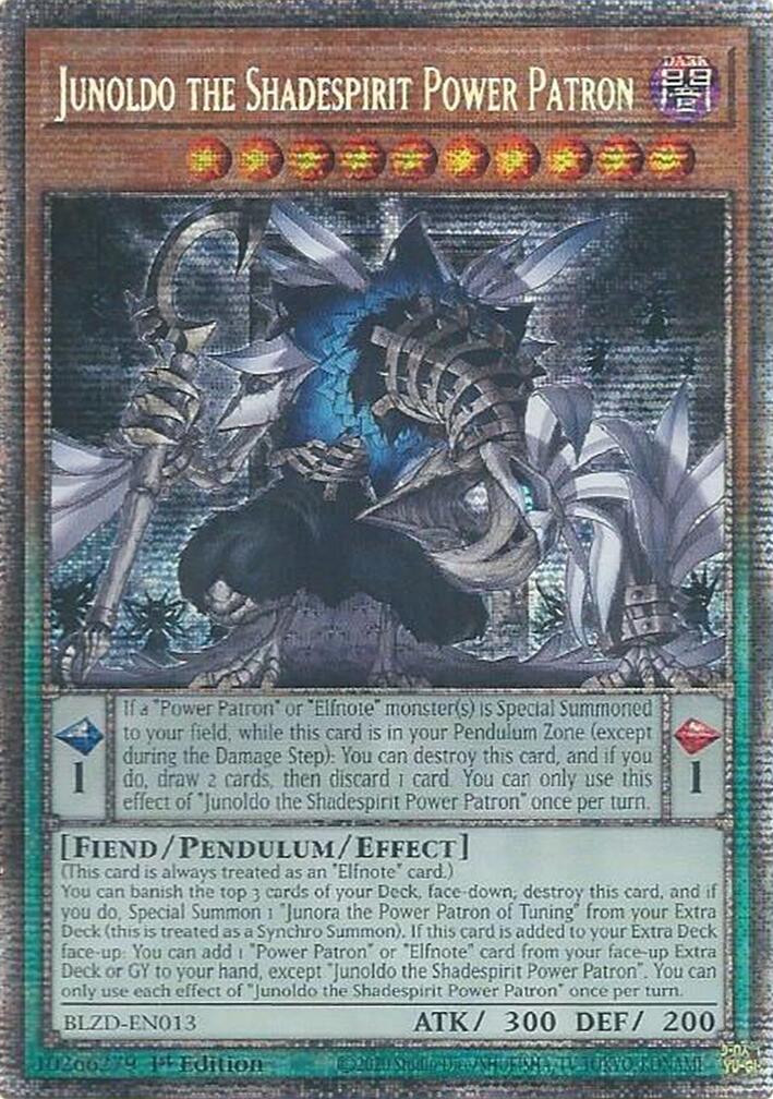 Junoldo the Shadespirit Power Patron (Starlight Rare) [BLZD-EN013] Starlight Rare | Exor Games Summserside