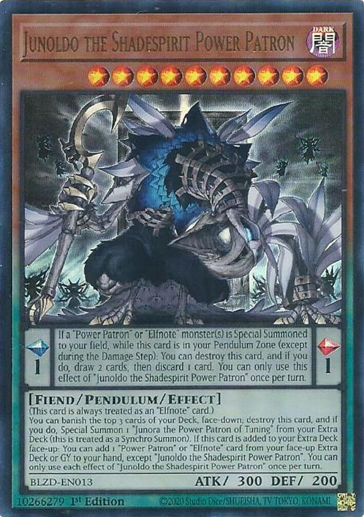 Junoldo the Shadespirit Power Patron [BLZD-EN013] Ultra Rare | Exor Games Summserside