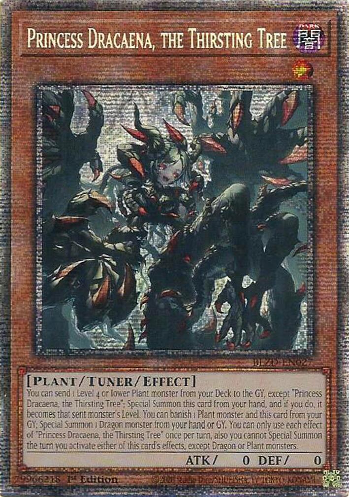 Princess Dracaena, the Thirsting Tree (Starlight Rare) [BLZD-EN027] Starlight Rare | Exor Games Summserside