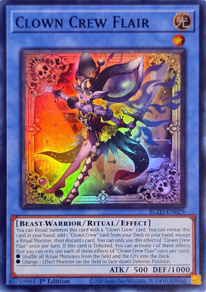 Clown Crew Flair [BLZD-EN029] Super Rare | Exor Games Summserside