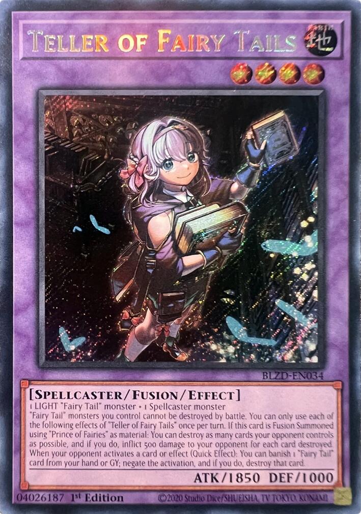 Teller of Fairy Tails [BLZD-EN034] Secret Rare | Exor Games Summserside