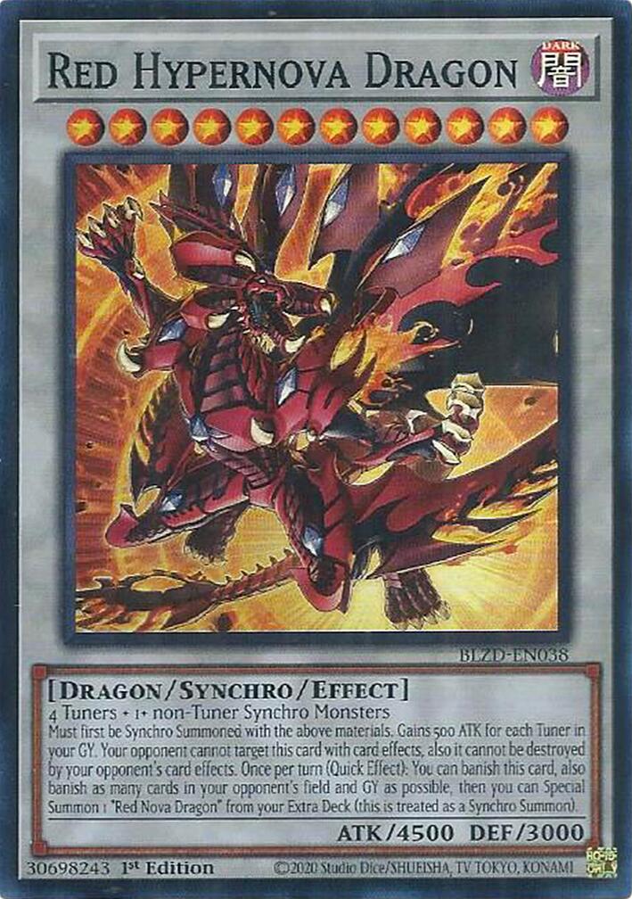 Red Hypernova Dragon [BLZD-EN038] Super Rare | Exor Games Summserside