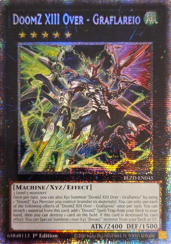 DoomZ XIII Over - Graflareio (Starlight Rare) [BLZD-EN045] Starlight Rare | Exor Games Summserside