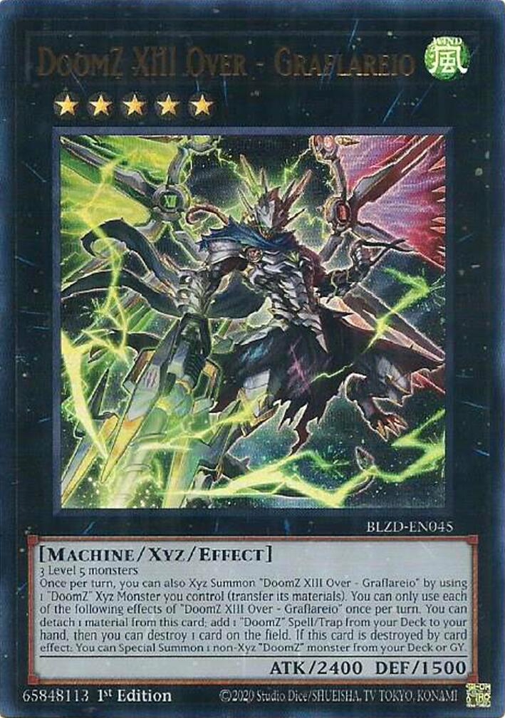 DoomZ XIII Over - Graflareio [BLZD-EN045] Ultra Rare | Exor Games Summserside
