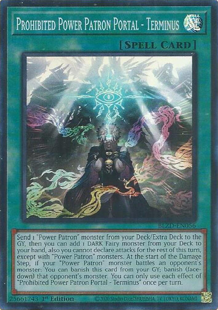 Prohibited Power Patron Portal - Terminus [BLZD-EN056] Super Rare | Exor Games Summserside