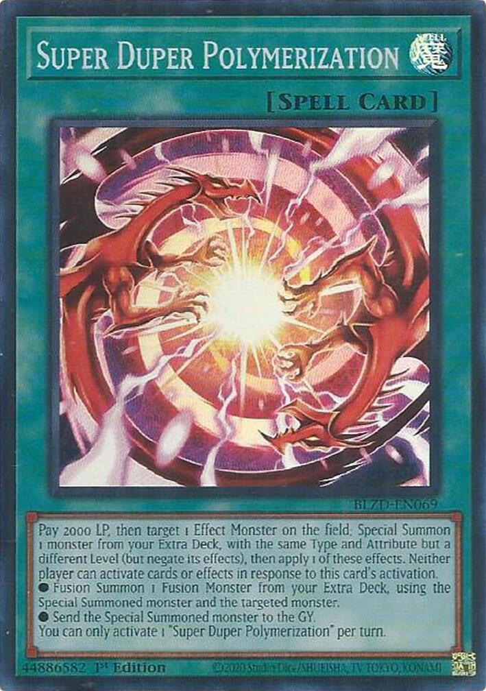 Super Duper Polymerization [BLZD-EN069] Super Rare | Exor Games Summserside