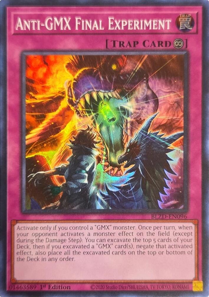 Anti-GMX Final Experiment [BLZD-EN096] Super Rare | Exor Games Summserside