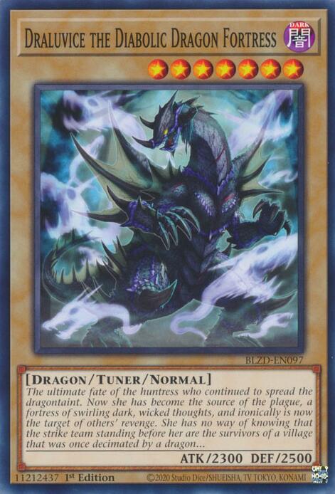 Draluvice the Diabolic Dragon Fortress [BLZD-EN097] Common | Exor Games Summserside