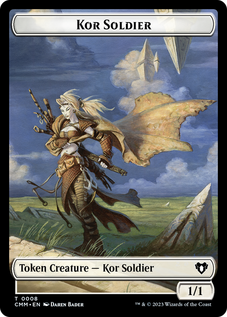 Kor Soldier Token [Commander Masters Tokens] | Exor Games Summserside