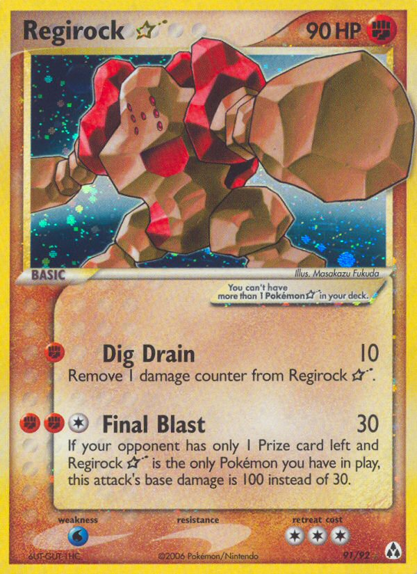 Regirock Star (91/92) [EX: Legend Maker] | Exor Games Summserside