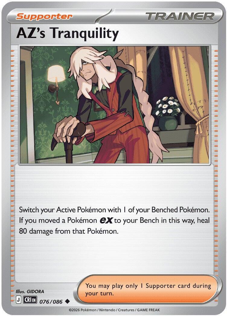 AZ's Tranquility (076/086) [Mega Evolution: Chaos Rising] | Exor Games Summserside