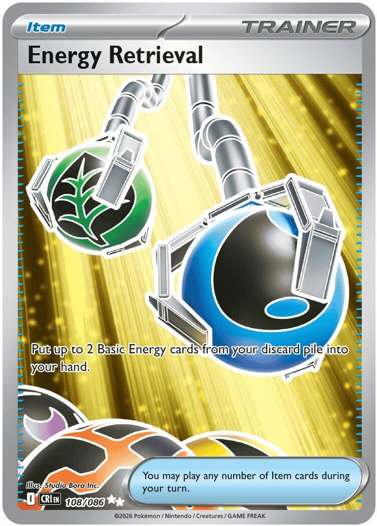 Energy Retrieval (108/086) [Mega Evolution: Chaos Rising] | Exor Games Summserside