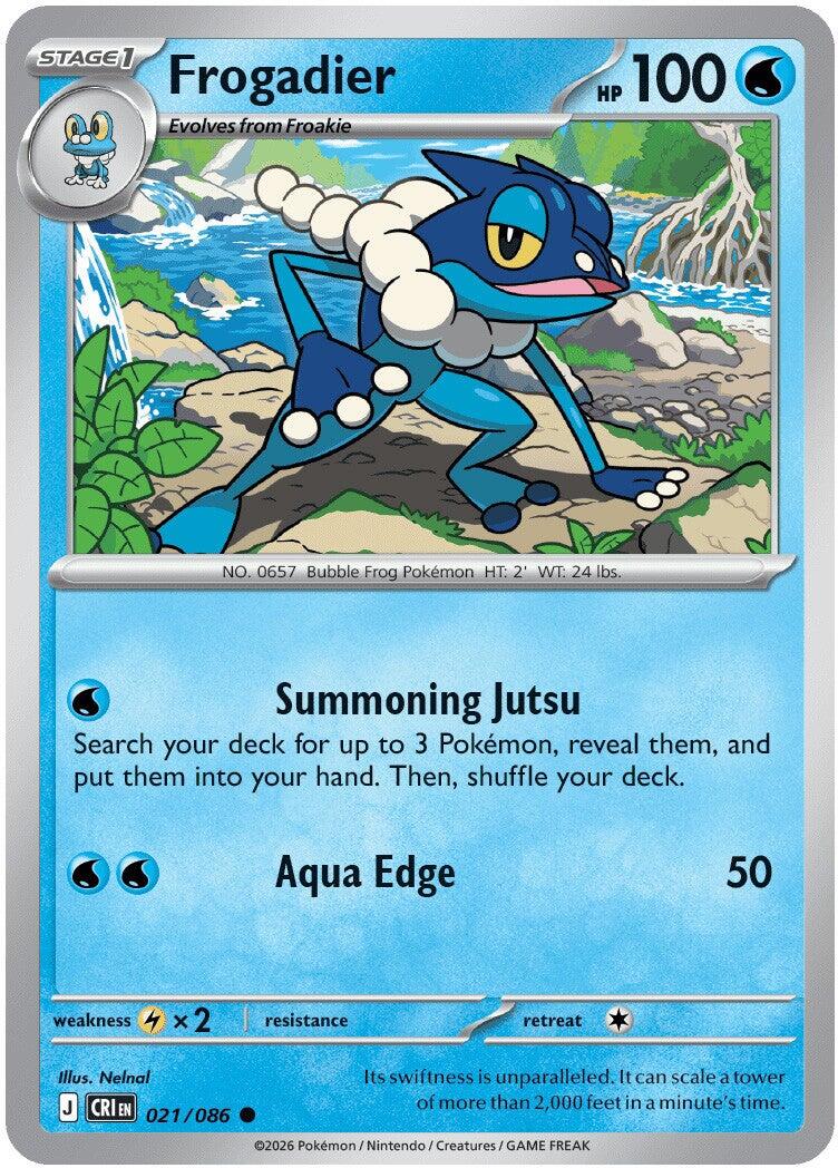 Frogadier (021/086) [Mega Evolution: Chaos Rising] | Exor Games Summserside