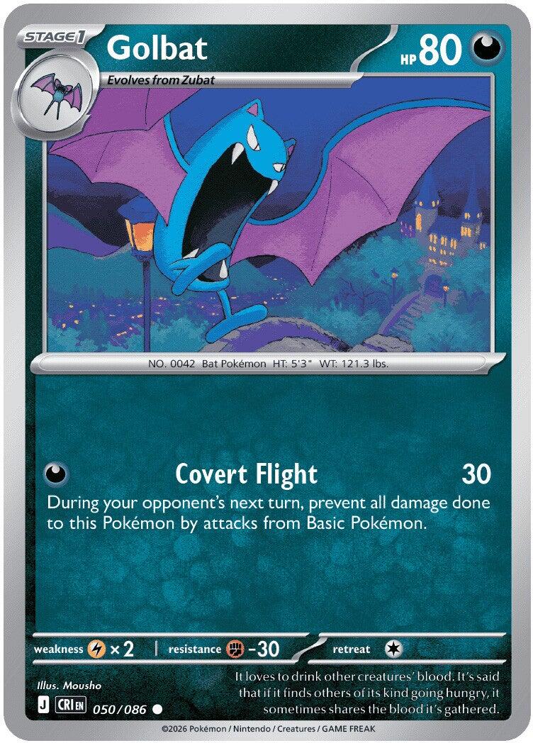 Golbat (050/086) [Mega Evolution: Chaos Rising] | Exor Games Summserside
