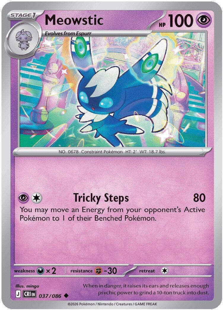 Meowstic (037/086) [Mega Evolution: Chaos Rising] | Exor Games Summserside