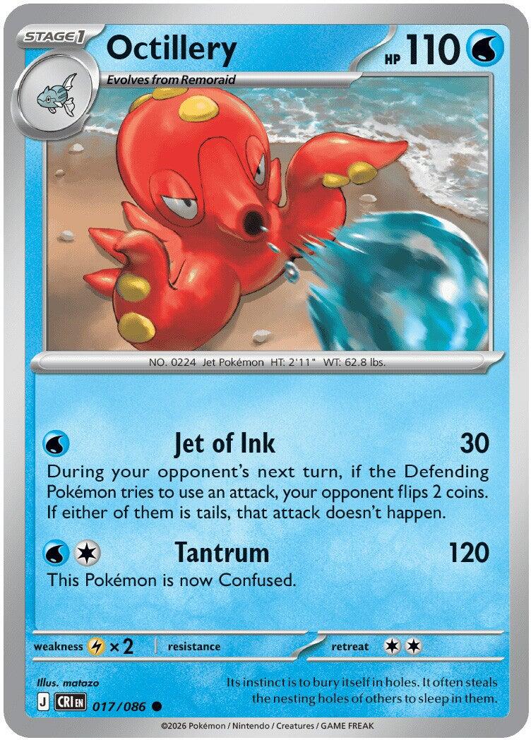 Octillery (017/086) [Mega Evolution: Chaos Rising] | Exor Games Summserside