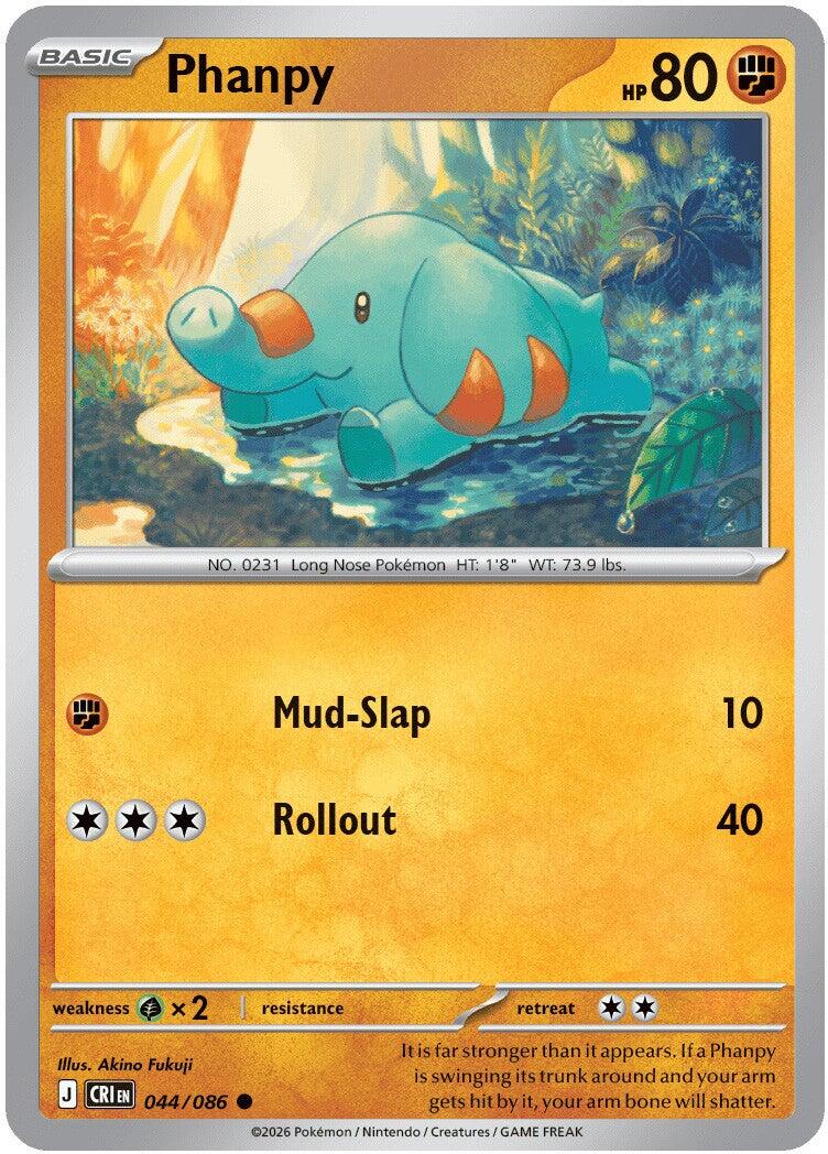 Phanpy (044/086) [Mega Evolution: Chaos Rising] | Exor Games Summserside