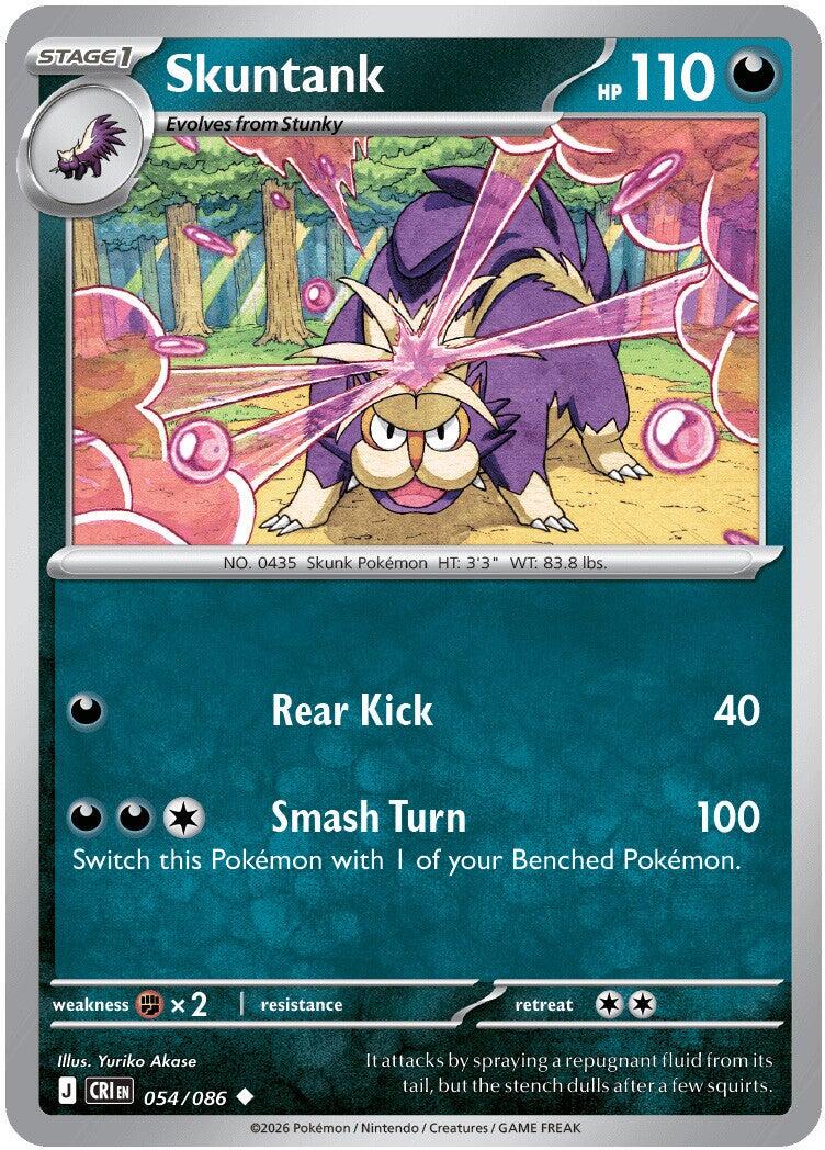 Skuntank (054/086) [Mega Evolution: Chaos Rising] | Exor Games Summserside