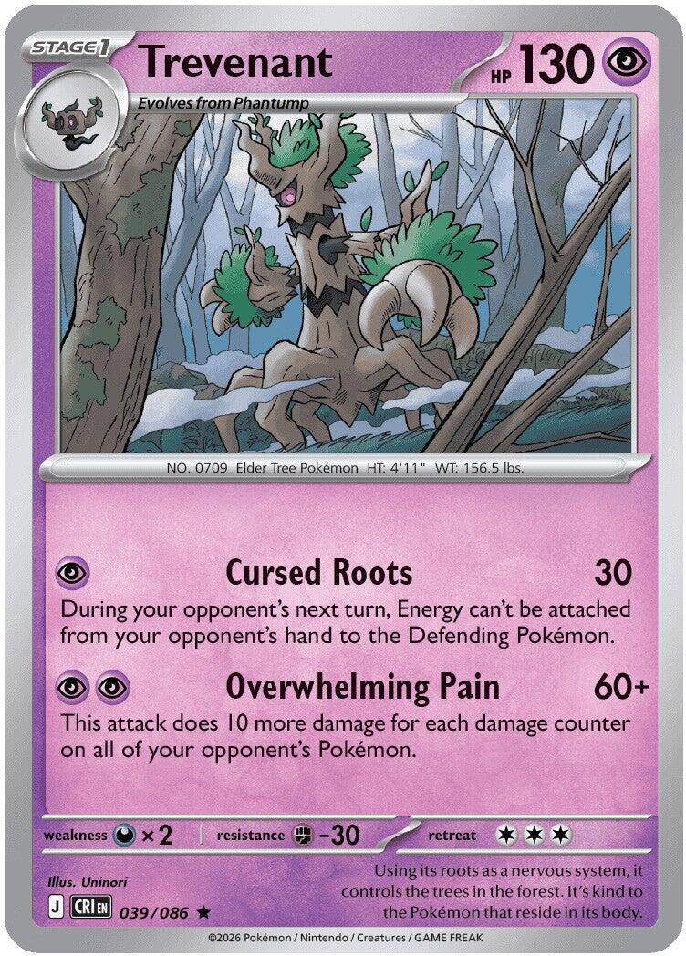 Trevenant (039/086) [Mega Evolution: Chaos Rising] | Exor Games Summserside