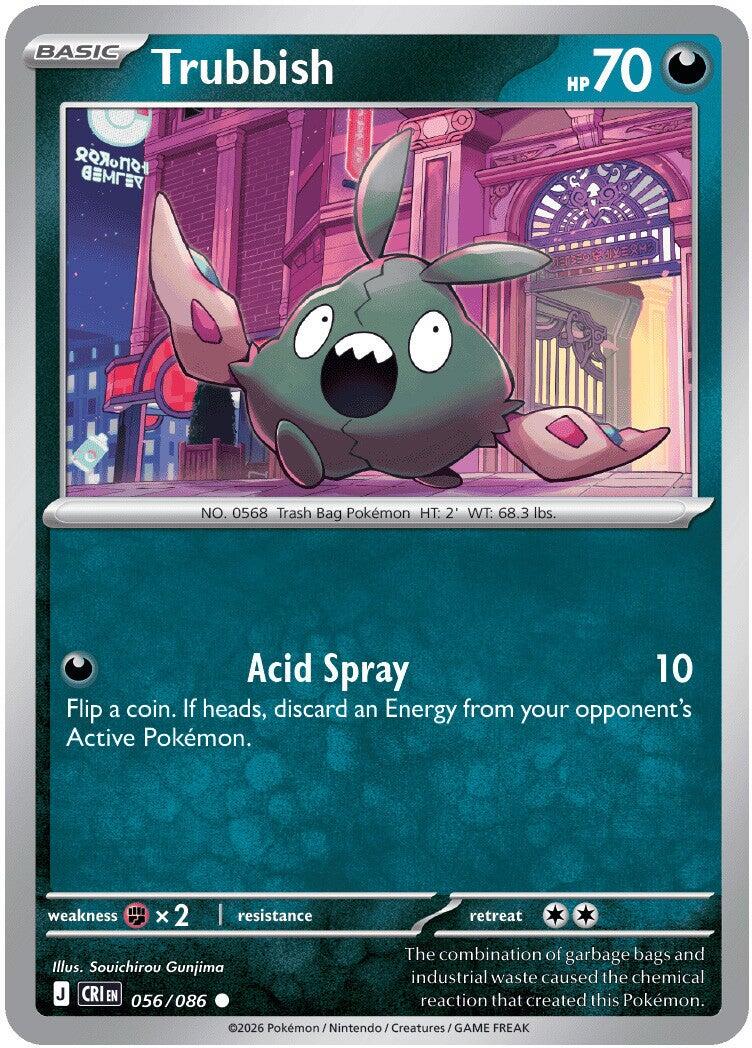 Trubbish (056/086) [Mega Evolution: Chaos Rising] | Exor Games Summserside