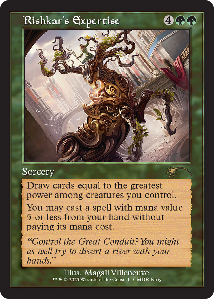 Rishkar's Expertise (Retro Frame) [Wizards Play Network 2025] | Exor Games Summserside