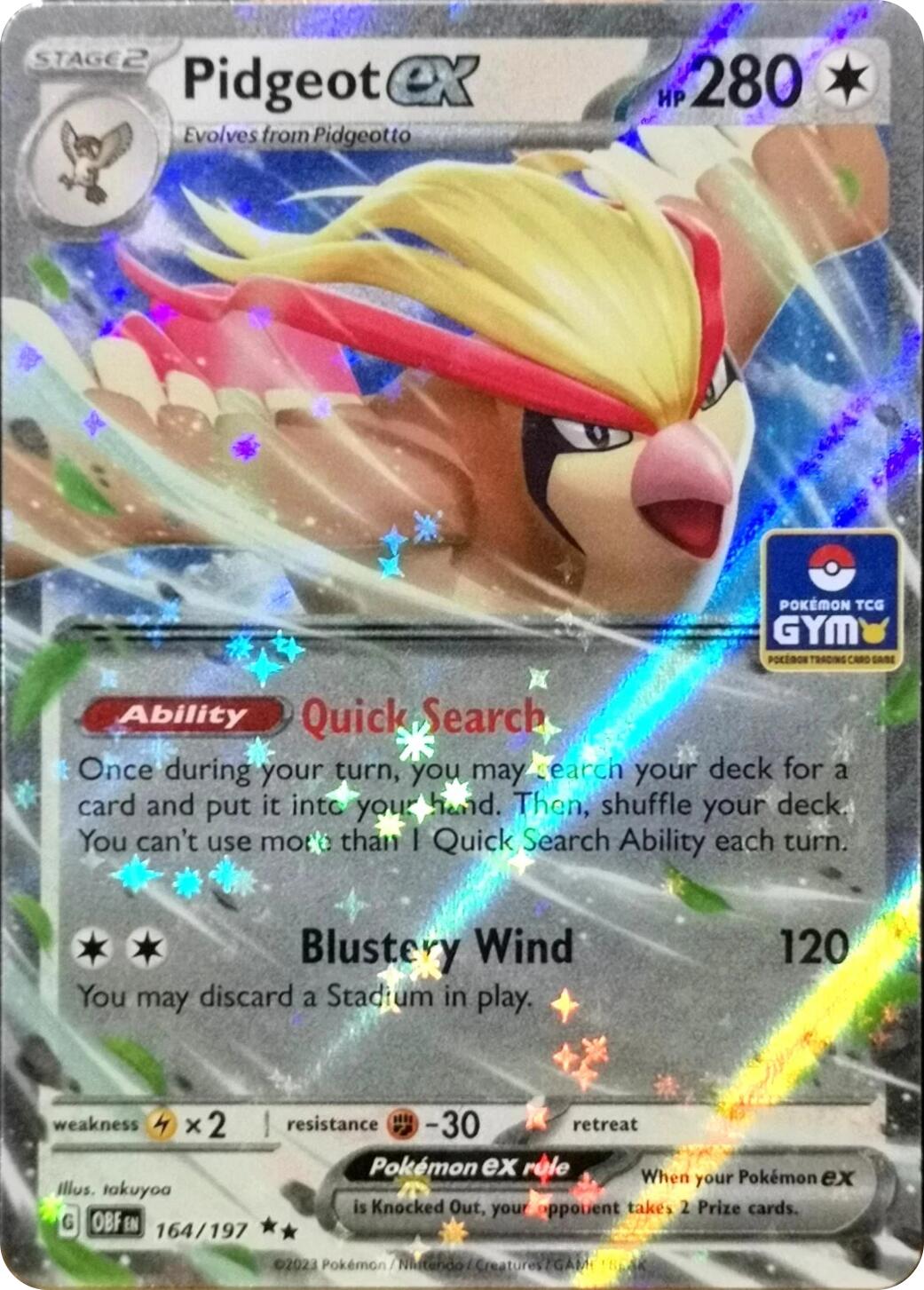 Pidgeot ex (164/197) [Miscellaneous Cards] | Exor Games Summserside