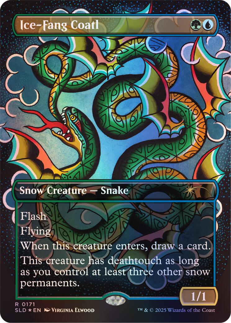 Ice-Fang Coatl (0171) (Rainbow Foil) [Secret Lair Drop Series] | Exor Games Summserside
