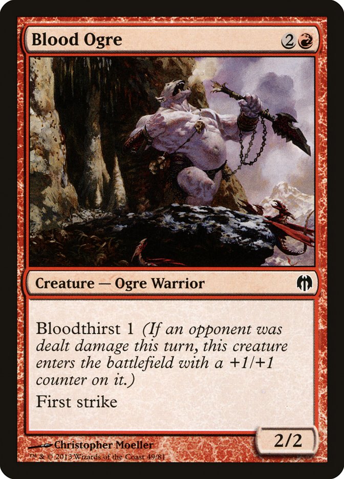 Blood Ogre [Duel Decks: Heroes vs. Monsters] | Exor Games Summserside