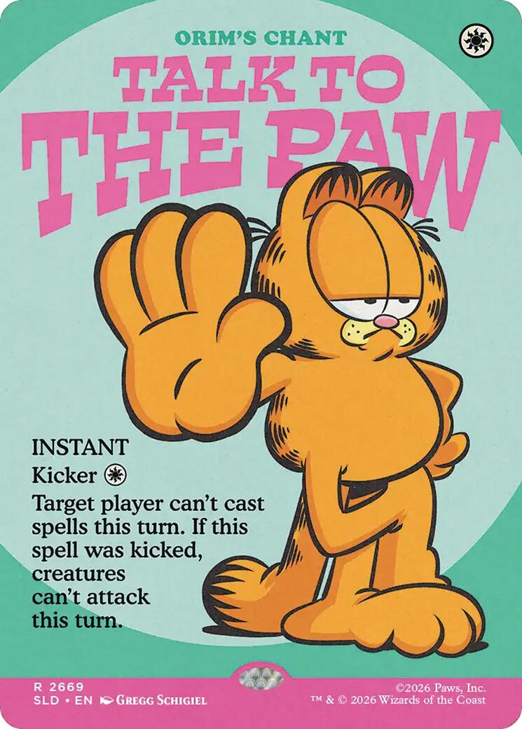 Talk to the Paw - Orim's Chant [Secret Lair Drop Series] | Exor Games Summserside