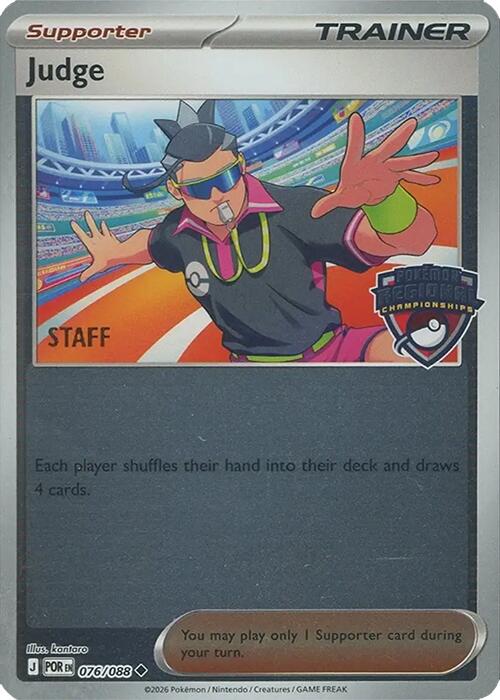 Judge (076/088) (Regional Championships) [Staff] [League & Championship Cards] | Exor Games Summserside