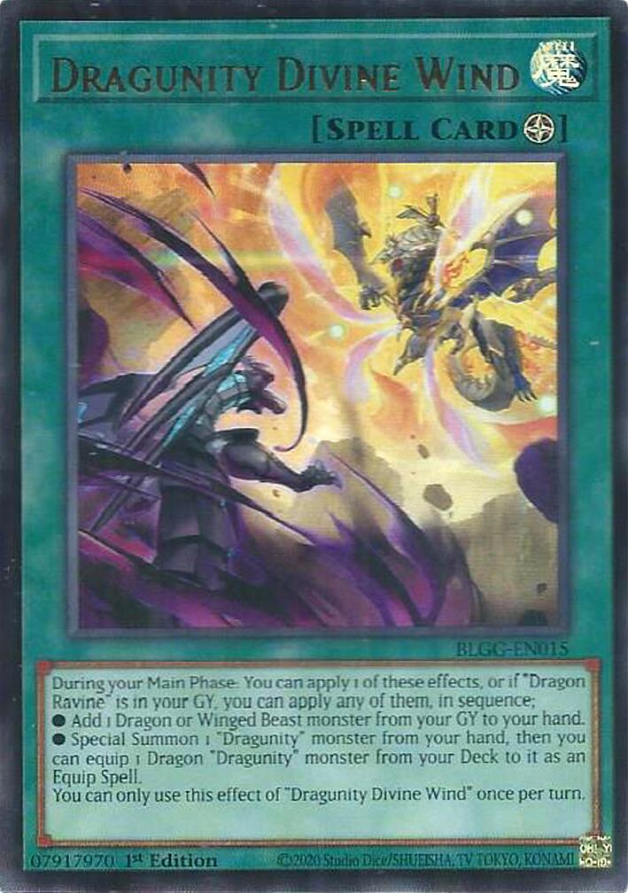 Dragunity Divine Wind [BLGG-EN015] Ultra Rare | Exor Games Summserside