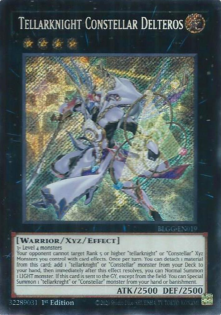 Tellarknight Constellar Delteros [BLGG-EN019] Secret Rare | Exor Games Summserside