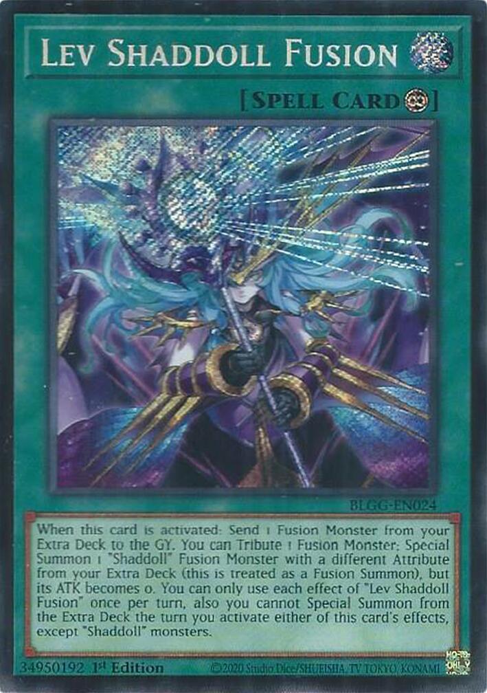 Lev Shaddoll Fusion [BLGG-EN024] Secret Rare | Exor Games Summserside