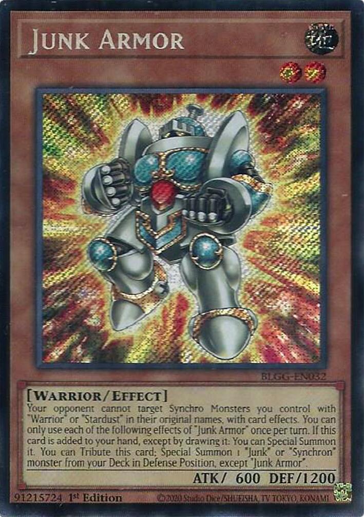 Junk Armor [BLGG-EN032] Secret Rare | Exor Games Summserside