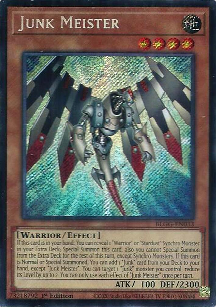 Junk Meister [BLGG-EN033] Secret Rare | Exor Games Summserside